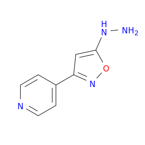 Pyridine, 4-(5-hydrazino-3-isoxazolyl)-