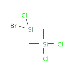 1,3-Disilacyclobutane, 1-bromo-1,3,3-trichloro-