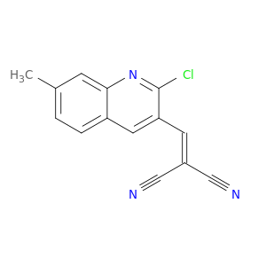 Propanedinitrile, [(2-chloro-7-methyl-3-quinolinyl)methylene]-