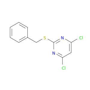 Pyrimidine, 4,6-dichloro-2-[(phenylmethyl)thio]-