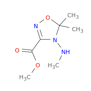 methyl 5,5-dimethyl-4-(methylamino)-4,5-dihydro-1,2,4-oxadiazole-3-carboxylate