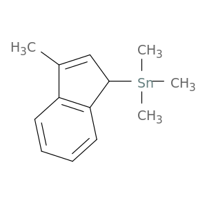Stannane, trimethyl(3-methyl-1H-inden-1-yl)-