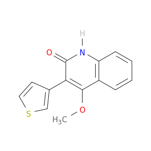 2(1H)-Quinolinone, 4-methoxy-3-(3-thienyl)-