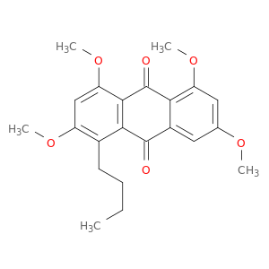 9,10-Anthracenedione, 1-butyl-2,4,5,7-tetramethoxy-