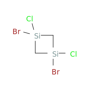 1,3-Disilacyclobutane, 1,3-dibromo-1,3-dichloro-