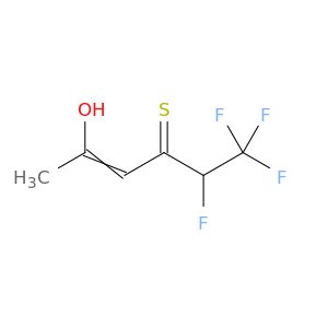 4-Hexene-3-thione, 1,1,1,2-tetrafluoro-5-hydroxy-