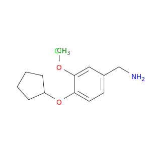 [4-(Cyclopentyloxy)-3-methoxyphenyl]methanamine Hydrochloride