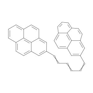 Pyrene, 2,2'-(1,3,5-hexatriene-1,6-diyl)bis-