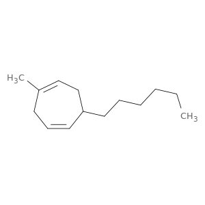 1,4-Cycloheptadiene, 6-hexyl-2-methyl-