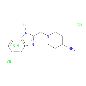 1-(1H-1,3-苯并二唑-2-基甲基)哌啶-4-胺三盐酸盐