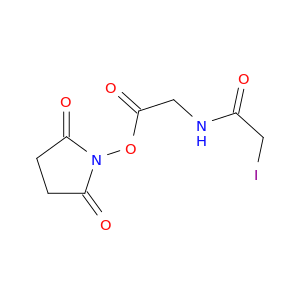 Acetamide,N-[2-[(2,5-dioxo-1-pyrrolidinyl)oxy]-2-oxoethyl]-2-iodo- (9CI)