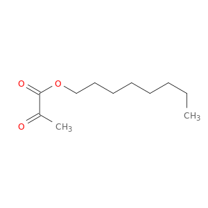 Propanoic acid, 2-oxo-, octyl ester