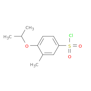 3-Methyl-4-(propan-2-yloxy)benzene-1-sulfonyl Chloride
