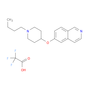 Isoquinoline, 6-[(1-butyl-4-piperidinyl)oxy]-, 2,2,2-trifluoroacetate (1:1)