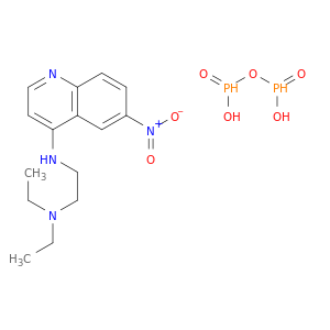 4-((2-(DIETHYLAMINO)ETHYL)AMINO)-6-NITROQUINOLINE DIPHOSPHONATE