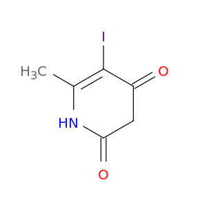 2,4(1H,3H)-Pyridinedione, 5-iodo-6-methyl-