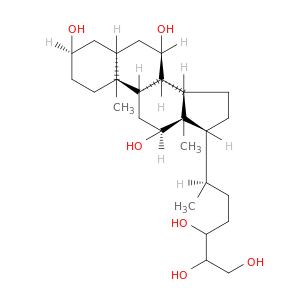 27-诺谢斯汀-3,7,12,24,25,26-己醇,(3α,5β,7α,12α)-