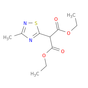 Propanedioic acid, (3-methyl-1,2,4-thiadiazol-5-yl)-, diethyl ester