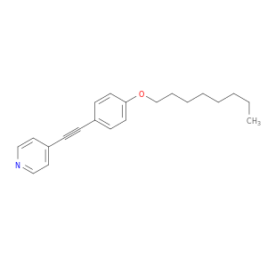 Pyridine, 4-[[4-(octyloxy)phenyl]ethynyl]-