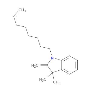 1H-Indole, 2,3-dihydro-3,3-dimethyl-2-methylene-1-octyl-
