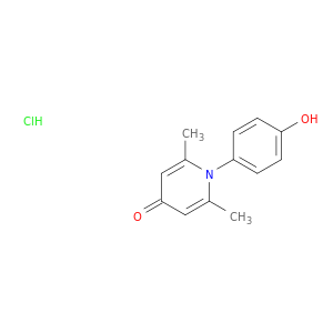 4(1H)-Pyridinone, 1-(4-hydroxyphenyl)-2,6-dimethyl-, hydrochloride