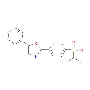Oxazole, 2-[4-[(difluoromethyl)sulfonyl]phenyl]-5-phenyl-