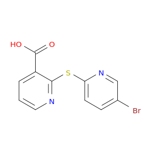 2-[(5-Bromopyridin-2-yl)sulfanyl]pyridine-3-carboxylic Acid