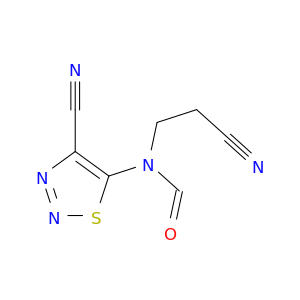 Formamide, N-(2-cyanoethyl)-N-(4-cyano-1,2,3-thiadiazol-5-yl)-