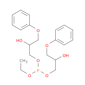 Phosphorous acid, ethyl bis(2-hydroxy-3-phenoxypropyl) ester
