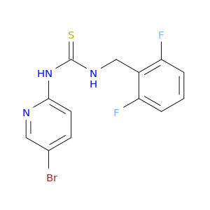Thiourea, N-(5-bromo-2-pyridinyl)-N'-[(2,6-difluorophenyl)methyl]-