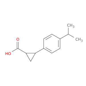 反式-2-（4-异丙基苯基）环丙烷-1-羧酸