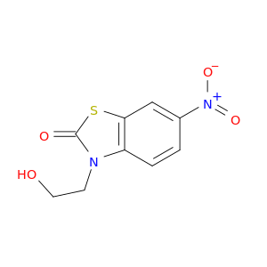 2(3H)-Benzothiazolone, 3-(2-hydroxyethyl)-6-nitro-