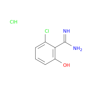 2-Chloro-6-hydroxybenzene-1-carboximidamide hydrochloride