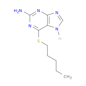 Purine, 2-amino-6- (pentylthio)-