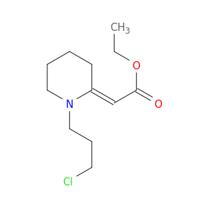 Acetic acid, [1-(3-chloropropyl)-2-piperidinylidene]-, ethyl ester, (E)-