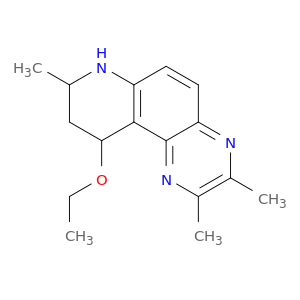 Pyrido[3,2-f]quinoxaline, 10-ethoxy-7,8,9,10-tetrahydro-2,3,8-trimethyl-