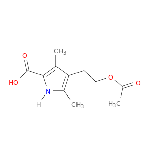 1H-Pyrrole-2-carboxylic acid, 4-[2-(acetyloxy)ethyl]-3,5-dimethyl-