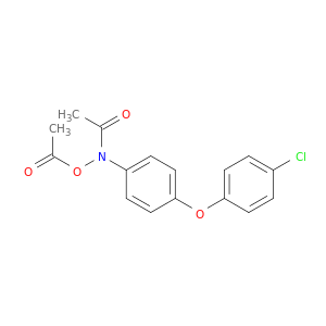 Acetamide, N-(acetyloxy)-N-[4-(4-chlorophenoxy)phenyl]-