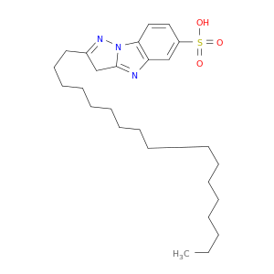 2-庚二酯-3H-吡唑[1,5-A]苯并咪唑-6-磺酸