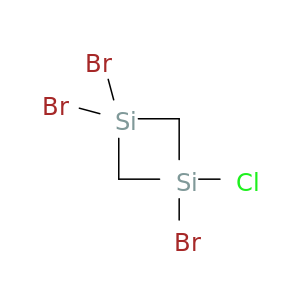 1,3-Disilacyclobutane, 1,1,3-tribromo-3-chloro-