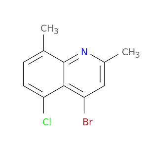 喹啉,4-溴-5-氯-2,8-二甲基-