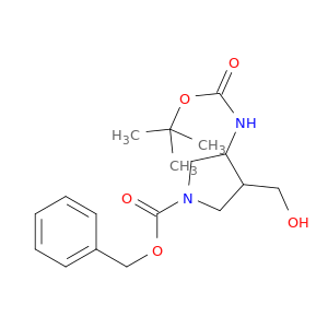 3-((叔丁氧基羰基)氨基)-4-(羟甲基)吡咯烷-1-羧酸苄酯