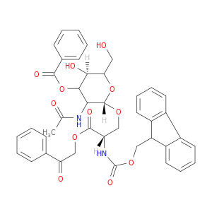 3-O-Benzoyl-N-acetyl-α-D-galactosaminyl-1-O-N-(Fmoc)serine Phenacylester