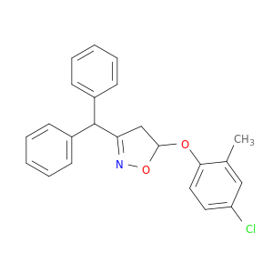 Isoxazole, 5-(4-chloro-2-methylphenoxy)-3-(diphenylmethyl)-4,5-dihydro-