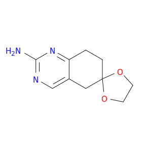 7',8'-Dihydro-5'H-spiro[1,3-dioxolane-2,6'-quinazoline]-2'-amine
