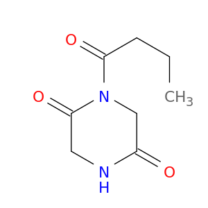 2,5-Piperazinedione,1-(1-oxobutyl)-