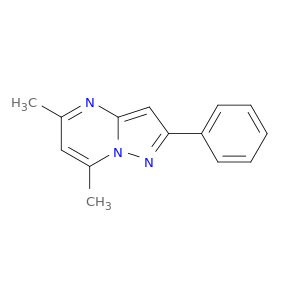 Pyrazolo[1,5-a]pyrimidine,5,7-dimethyl-2-phenyl-