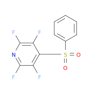 Pyridine,2,3,5,6-tetrafluoro-4-(phenylsulfonyl)-