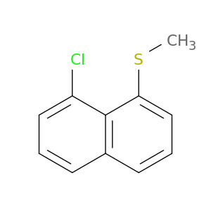 Naphthalene, 1-chloro-8-(methylthio)-