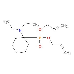Phosphonic acid, [1-(diethylamino)cyclohexyl]-, di-2-propenyl ester